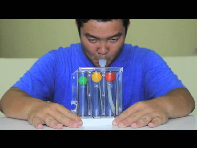 You are currently viewing Incentive Spirometer:  Promotes relaxation and cleans the lungs