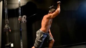 One Arm Overhead Tricep Cable Extension