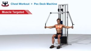 Pec Deck Machine: Chest Workout (Burns 94 Calories)