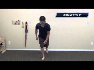 Single Leg Toe Touch Exercise and Knee Touch Alternative