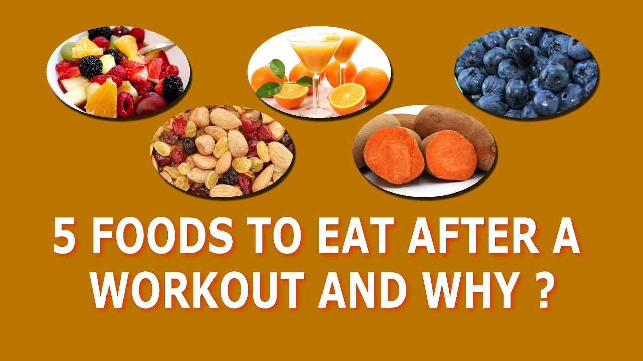 You are currently viewing 5 foods to eat after a workout and why