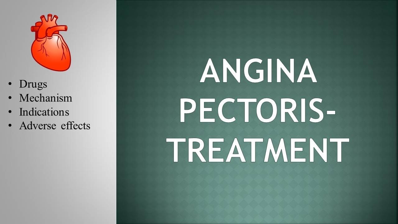 You are currently viewing Angina pectoris treatment, drugs, mechanism and adverse effects ?
