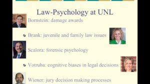 Legal Psychology Video – 4