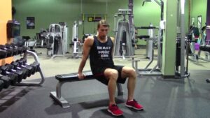 Read more about the article Bench Dips with Knees Bent – HASfit Triceps Exercise Demonstration – Tricep Exercises