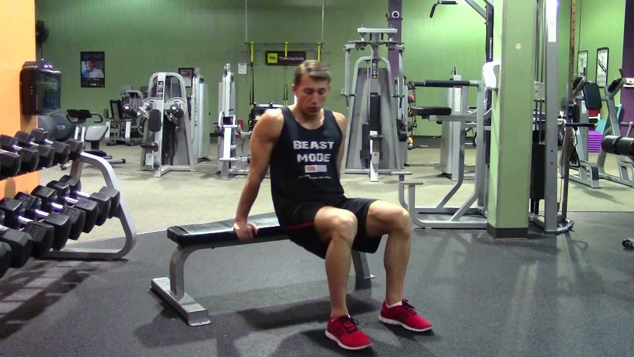 You are currently viewing Bench Dips with Knees Bent – HASfit Triceps Exercise Demonstration – Tricep Exercises