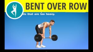 Read more about the article Bent over barbell row: bodybuilding workout for middle back muscles, biceps and lats with weights