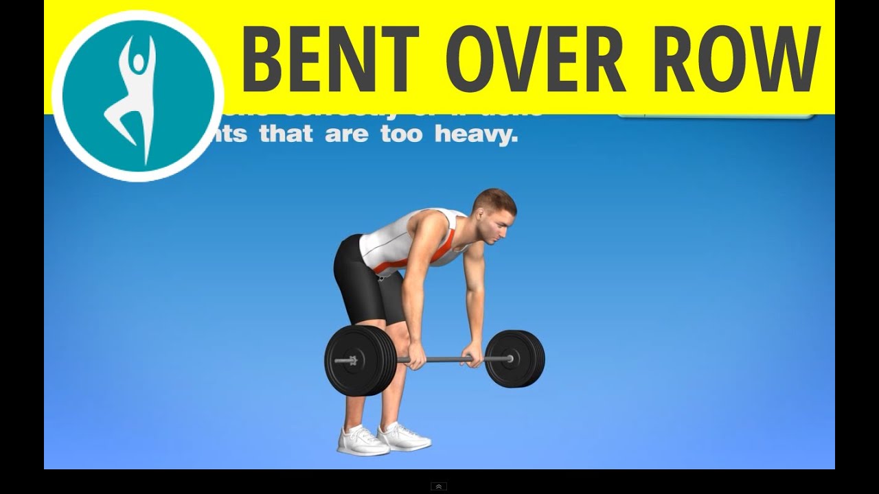 You are currently viewing Bent over barbell row: bodybuilding workout for middle back muscles, biceps and lats with weights