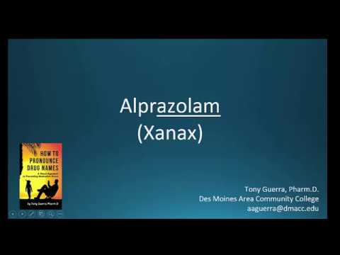You are currently viewing (CC) How to Pronounce alprazolam (Xanax) Backbuilding Pharmacology