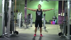 Cable Lateral Raise – Cable Side Raise – HASfit Shoulder Exercise Demonstration – Medial Deltoid