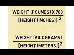 Calculate BMI – The Body Mass Index Formula