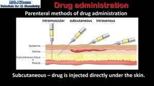 D.1 Methods of drug administration (SL)