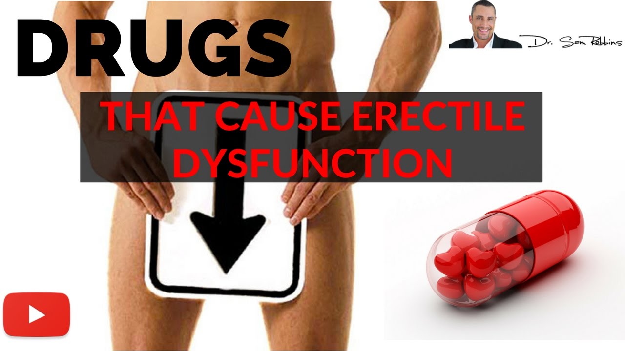 You are currently viewing ♂ Drugs That Cause Erectile Dysfunction & Lower Your Libido – by Dr Sam Robbins