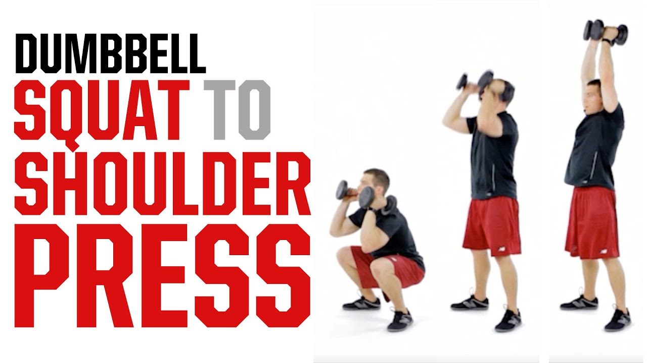 You are currently viewing Dumbbell Squat to Shoulder Press (WORK EVERY MUSCLE)