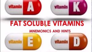 Read more about the article FAT SOLUBLE VITAMINS MNEMONICS AND HINTS