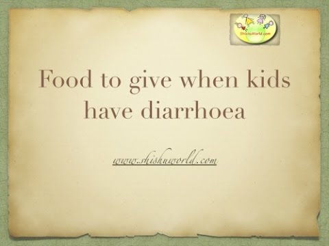 You are currently viewing Foods to give when child has diarrhoea