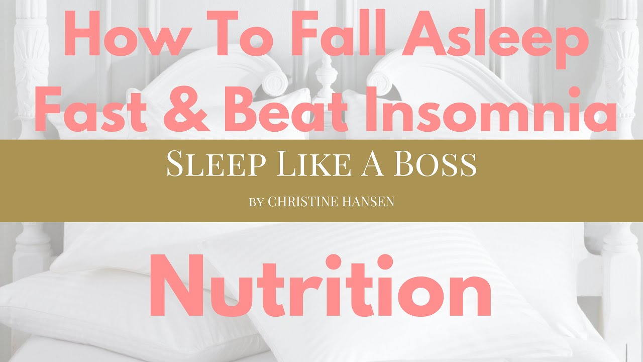 You are currently viewing Sleep & Insomnia Nutrition Video – 1