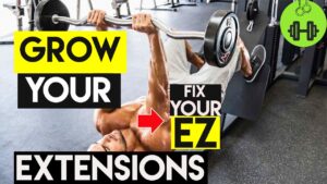 How to do Ez Lying Triceps Extensions Correctly | Triceps Exercise