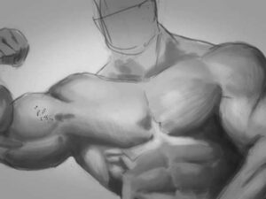 Read more about the article How to draw muscle body (torso) – speedpaint