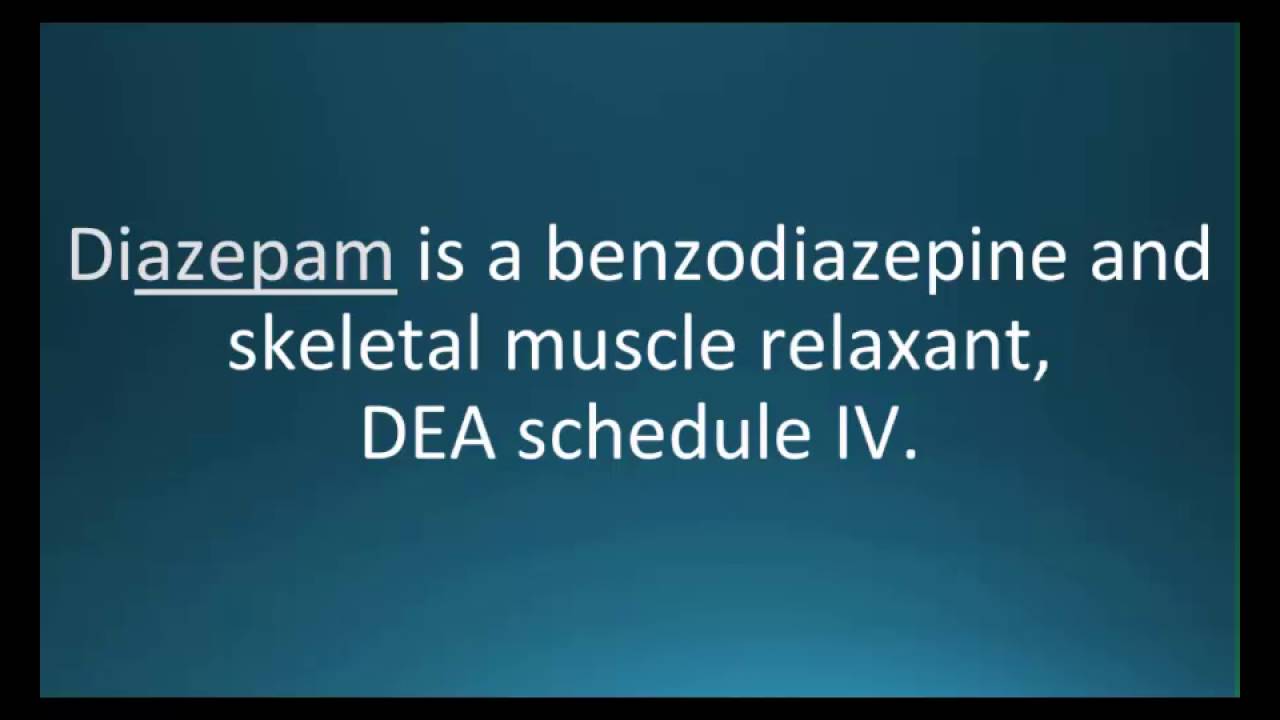 You are currently viewing How to pronounce diazepam (Valium) (Memorizing Pharmacology Flashcard)