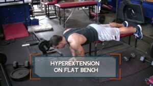 Hyperextension on Flat Bench – How to do Flat Bench Back Extensions