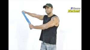 Shoulder Fitness at home Exercise – Lateral Towel Raise