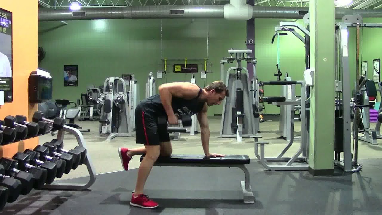You are currently viewing Single Arm Dumbbell Row – HASfit Back Exercise Demonstration – One Dumbbell Row – Supported Row