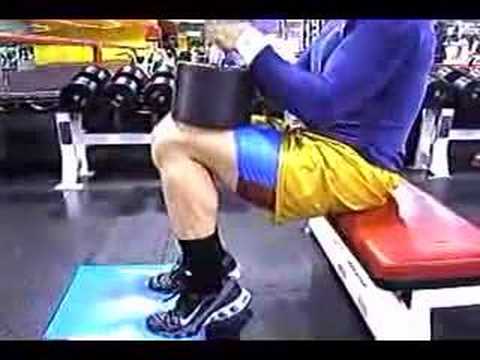 You are currently viewing Super heavy Seated Calf Raises with Aeromat Balance Pad