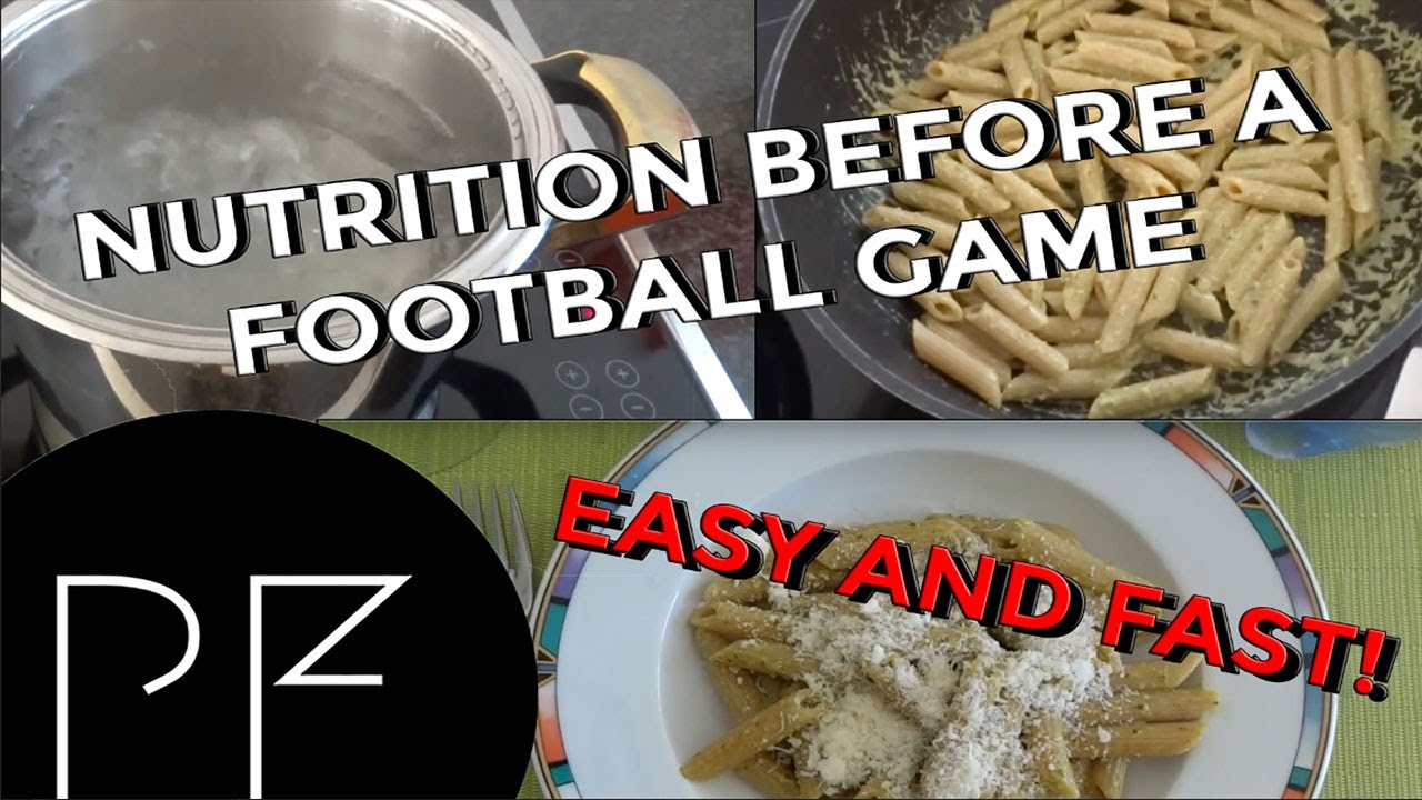 You are currently viewing What To Eat Before A Football Game! FAST & EASY To Prepare!
