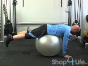 reverse back extension on ball