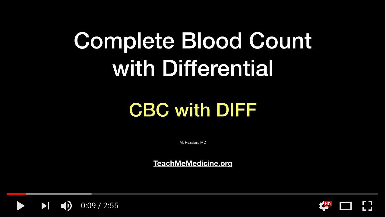 You are currently viewing Complete Blood Count with Differential (CBC with Diff)