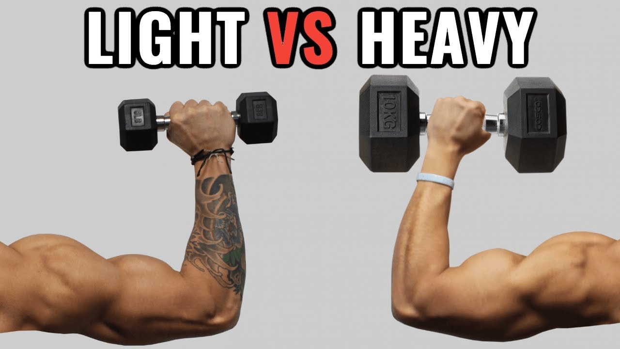 You are currently viewing Light Weights vs Heavy Weights for Muscle Growth