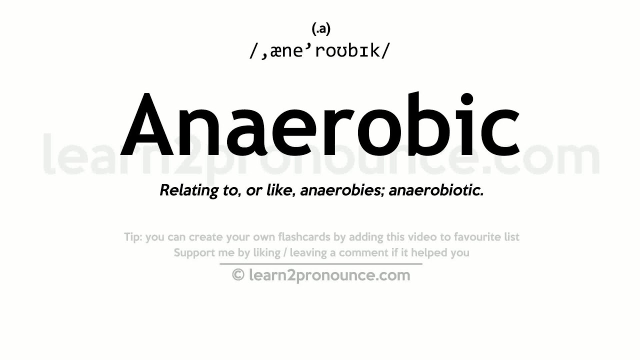 You are currently viewing Pronunciation of Anaerobic | Definition of Anaerobic