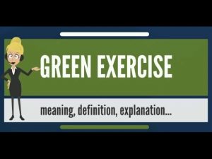 What is GREEN EXERCISE? What does GREEN EXERCISE mean? GREEN EXERCISE meaning & explanation