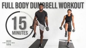 15 Minute Full Body Dumbbell Workout [Strength and Conditioning]