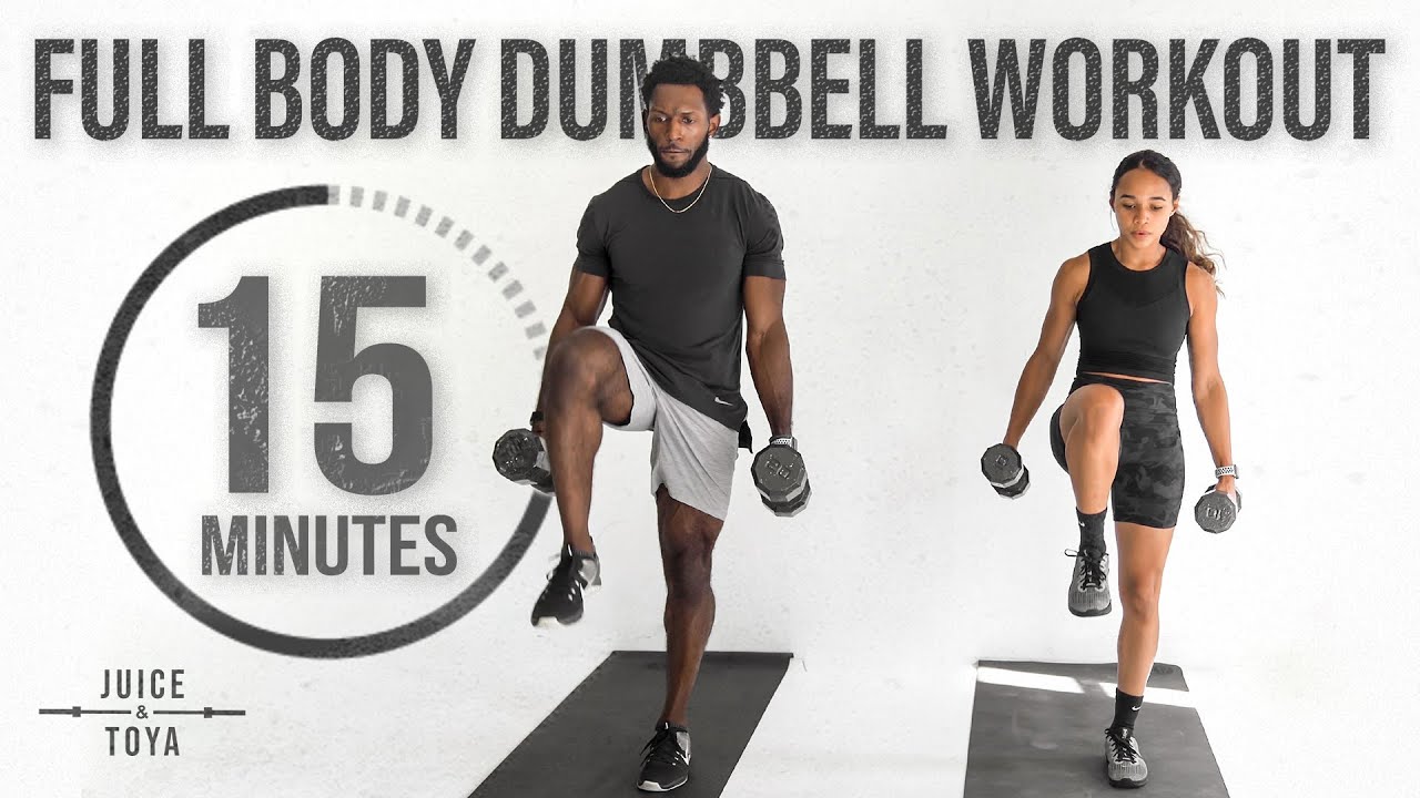 You are currently viewing 15 Minute Full Body Dumbbell Workout [Strength and Conditioning]