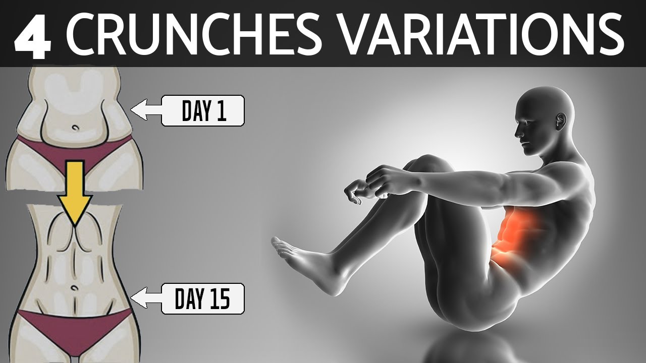 You are currently viewing 4 Variations Crunches for Flat Stomach Workout in 7 Days | How to Lose Your Belly Fat Exercises