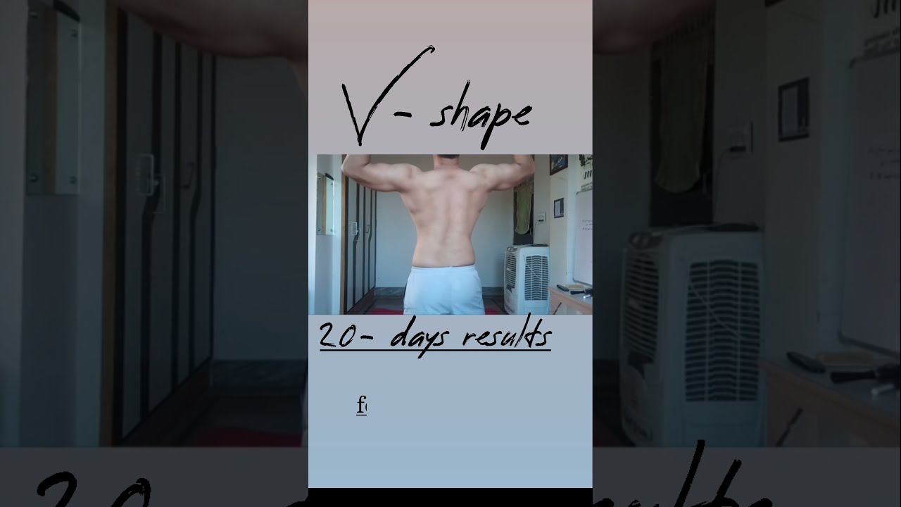You are currently viewing Bent over row(V-shape) position and results #shaort video by #rj_fitness #fitness