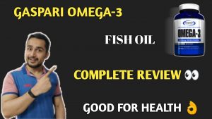 Gaspari omega-3 complete review in hindi  | Best omega-3 supplement | Benefits of fish oil |