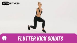 How to Do：FLUTTER KICK SQUATS