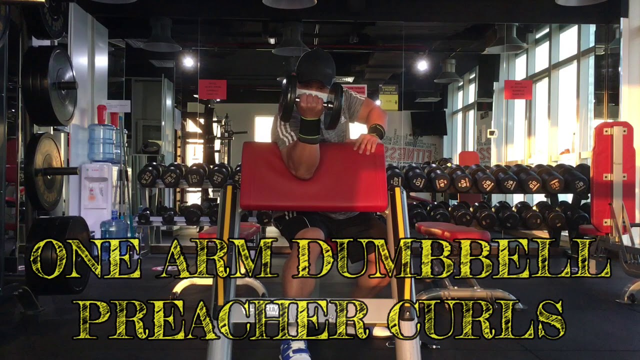 You are currently viewing ONE ARM DUMBBELL PREACHER CURLS | TUTORIAL VIDEO
