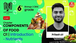 Components Of food – Introduction L1 | Nutrients | NCERT Class 6 Science Chapter 2 | Pritesh Sir