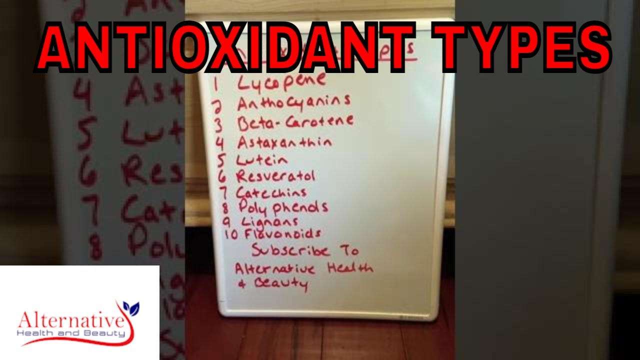 Top 10 Types of Antioxidants Video