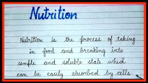 What is Nutrition ? Define nutrition | Nutrition se aap kya samajhte hain ||